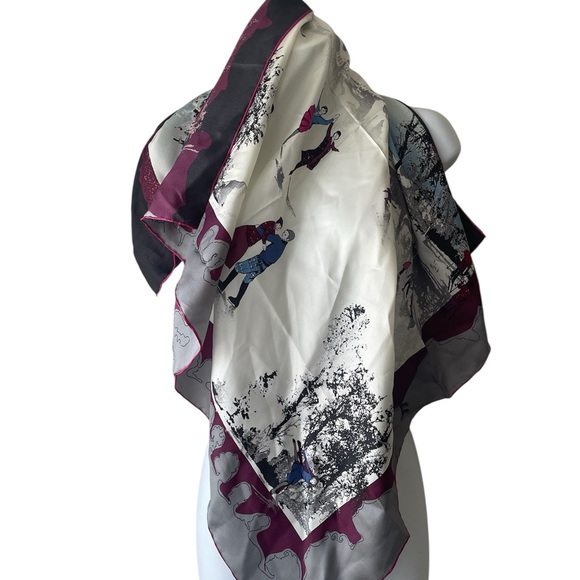 Talbots Accessories - Talbots Multicolor Equestrian Scarf